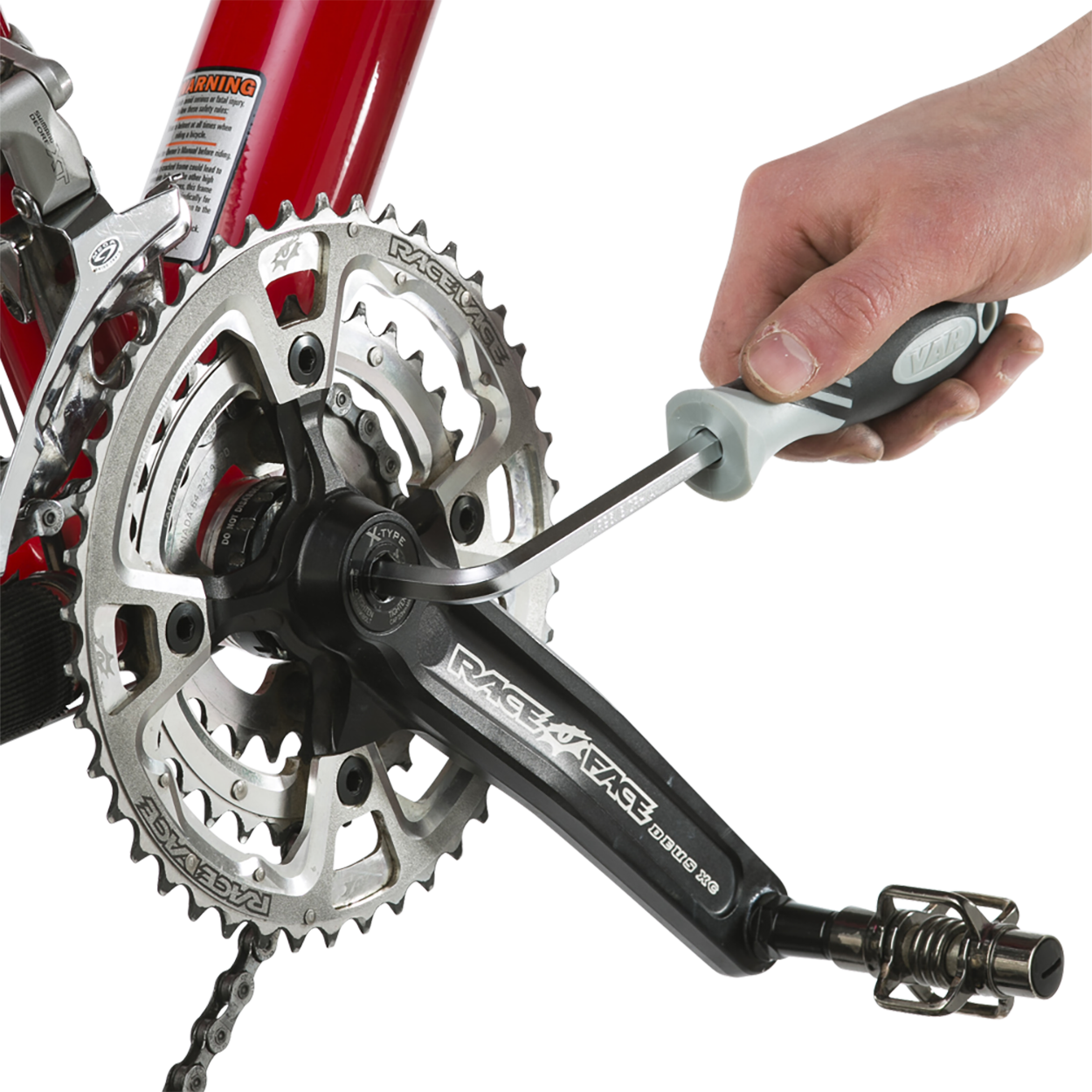 VAR | 8mm hex wrench with dual density handle