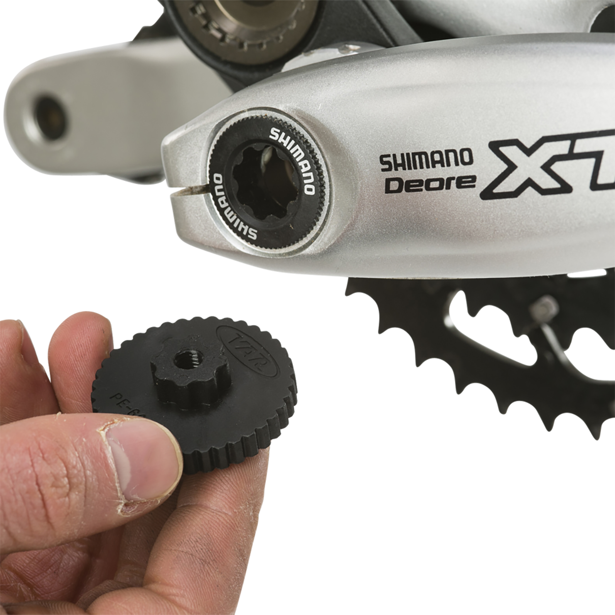 VAR | Molette pour bague réglage manivelle Shimano Hollowtech II