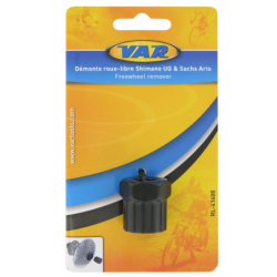 VAR | Cassette remover for Campagnolo, Shimano UG, Sachs Aris - carded