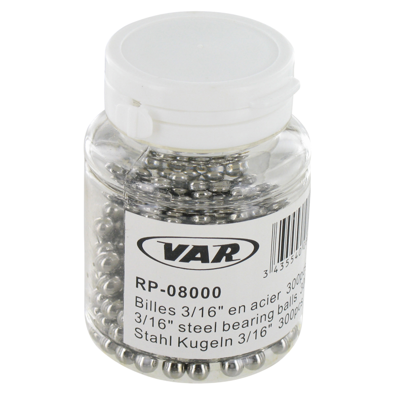 VAR | Flacon de 300 billes 3/16 (4.76mm)