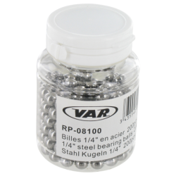 VAR | Bottle of 200 bearing balls, 1/4'' (6,35mm)