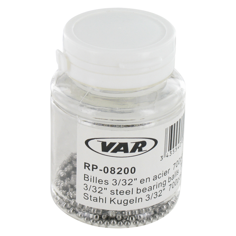 VAR | Bottle of 700 bearing balls, 3/32'' (2,38mm)