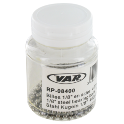 VAR | Bags of 400 bearing balls, 1/8" (3,18mm)