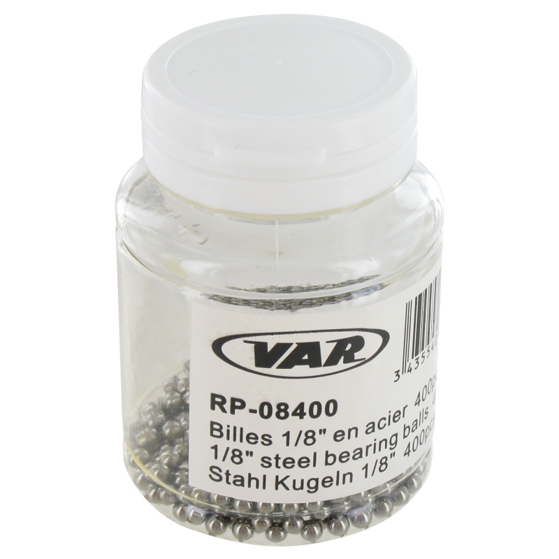 VAR | Bags of 400 bearing balls, 1/8" (3,18mm)