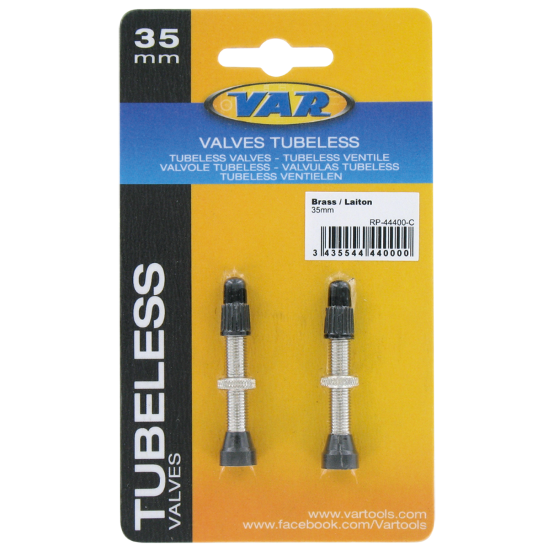 VAR | 2 valves Presta laiton sur carte