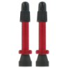 VAR | 2 alloy Presta valves - 35mm red