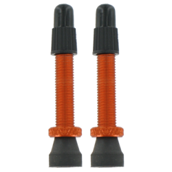 VAR | 2 valves Presta aluminium - orange