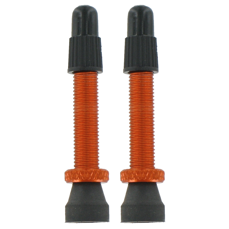 VAR | 2 valves Presta aluminium - orange