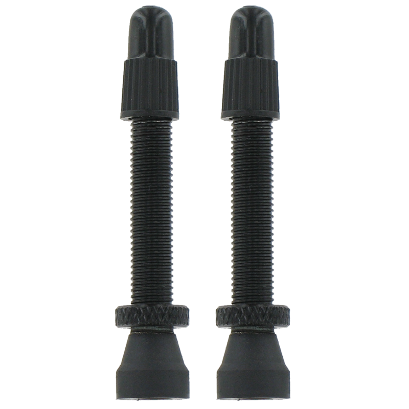 VAR | 2 valves Presta aluminium 44mm - noir