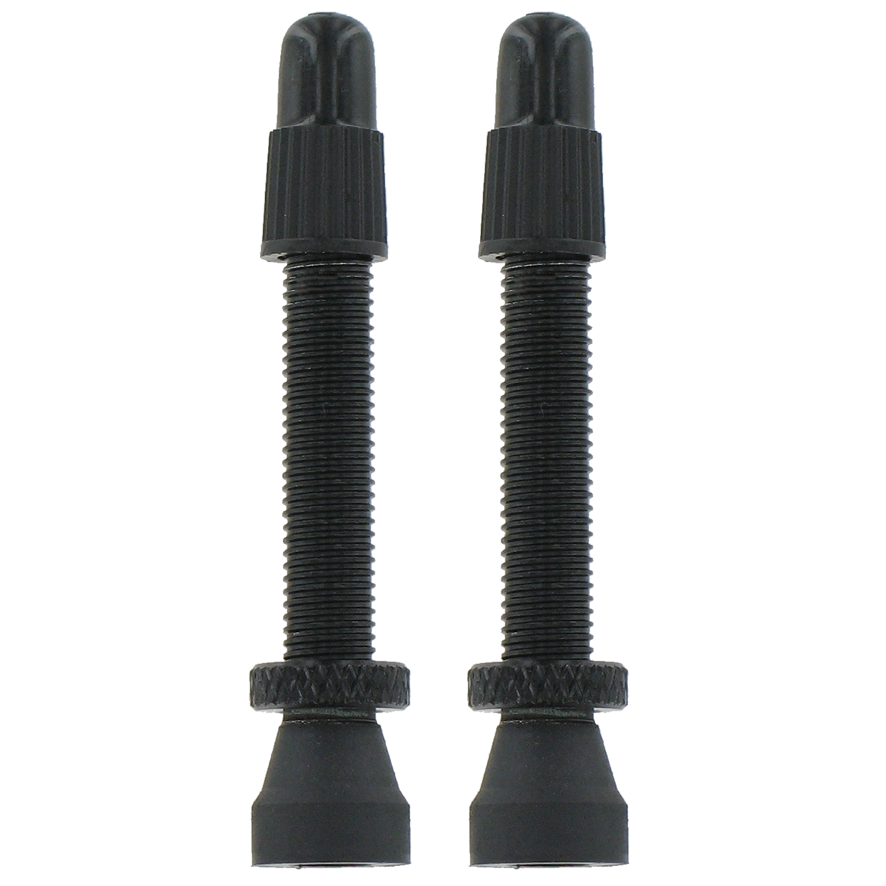 VAR | 2 alloy Presta valves - 44mm black