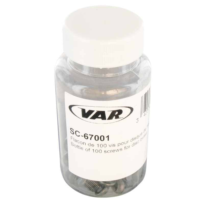 VAR | Flacon de 100 vis pour disque de frein
