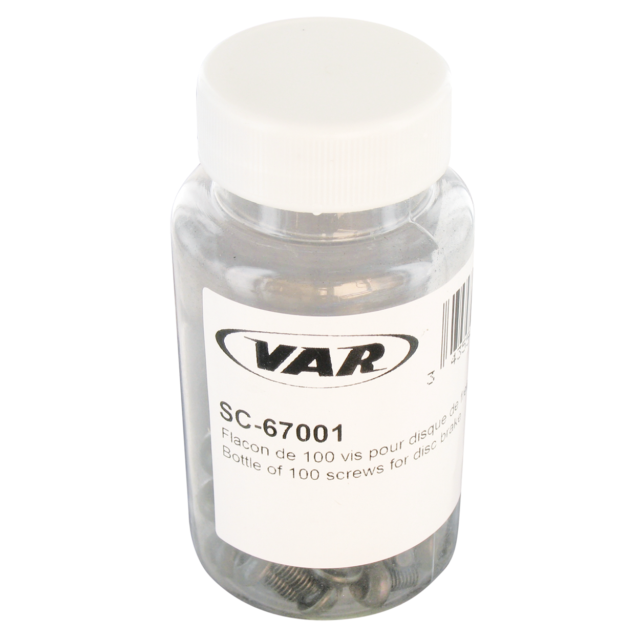 VAR | Flacon de 100 vis pour disque de frein