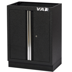 VAR | 2-door floor cabinet - full black series