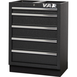 VAR | 5-drawer cabinet - full black series