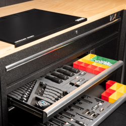 VAR | Grand meuble 7 tiroirs 1 porte - Edition noire