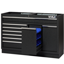 VAR | Large drawer cabinet - 9 drawers - full black series