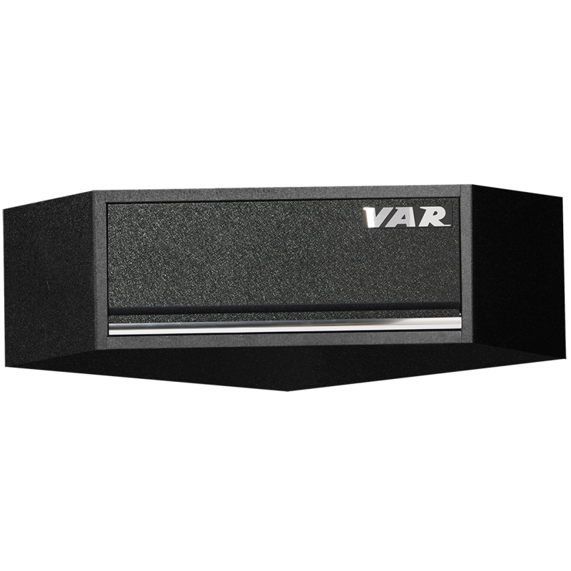 VAR | Corner wall cabinet - full black series