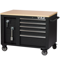 VAR | Servante établi 10 tiroirs 2 portes - Edition noire