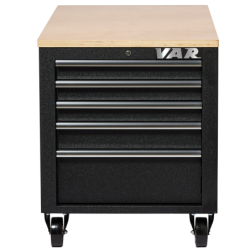 VAR | Servante établi 10 tiroirs 2 portes - Edition noire