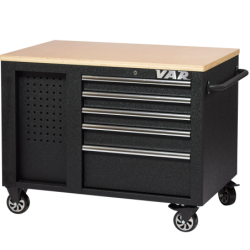 VAR | Servante établi 10 tiroirs 2 portes - Edition noire