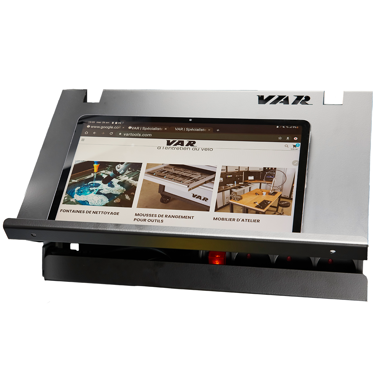 VAR | Computer holder for electric repair stand