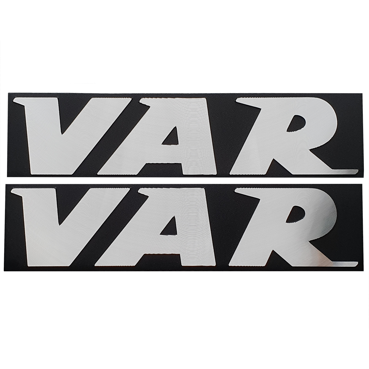 VAR | Set of 2 VAR stickers for black cabinets