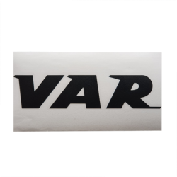 VAR | VAR sticker - black letters - w/o background 234x109mm