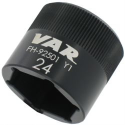 VAR | Flat-faced socket for fork top cap 24mm