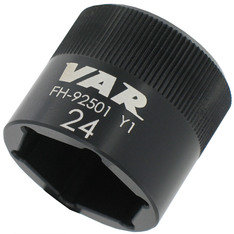 VAR | Flat-faced socket for fork top cap 24mm