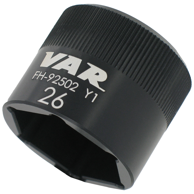 VAR | Flat-faced socket for fork top cap 26mm