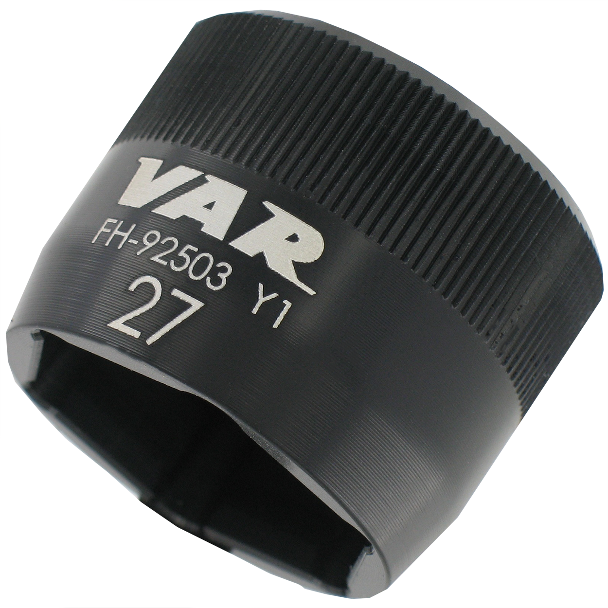 VAR | Flat-faced socket for fork top cap 27mm - tapered