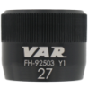 VAR | Flat-faced socket for fork top cap 27mm - tapered