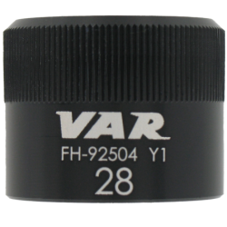 VAR | Flat-faced socket for fork top cap 28mm