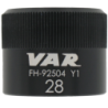 VAR | Flat-faced socket for fork top cap 28mm