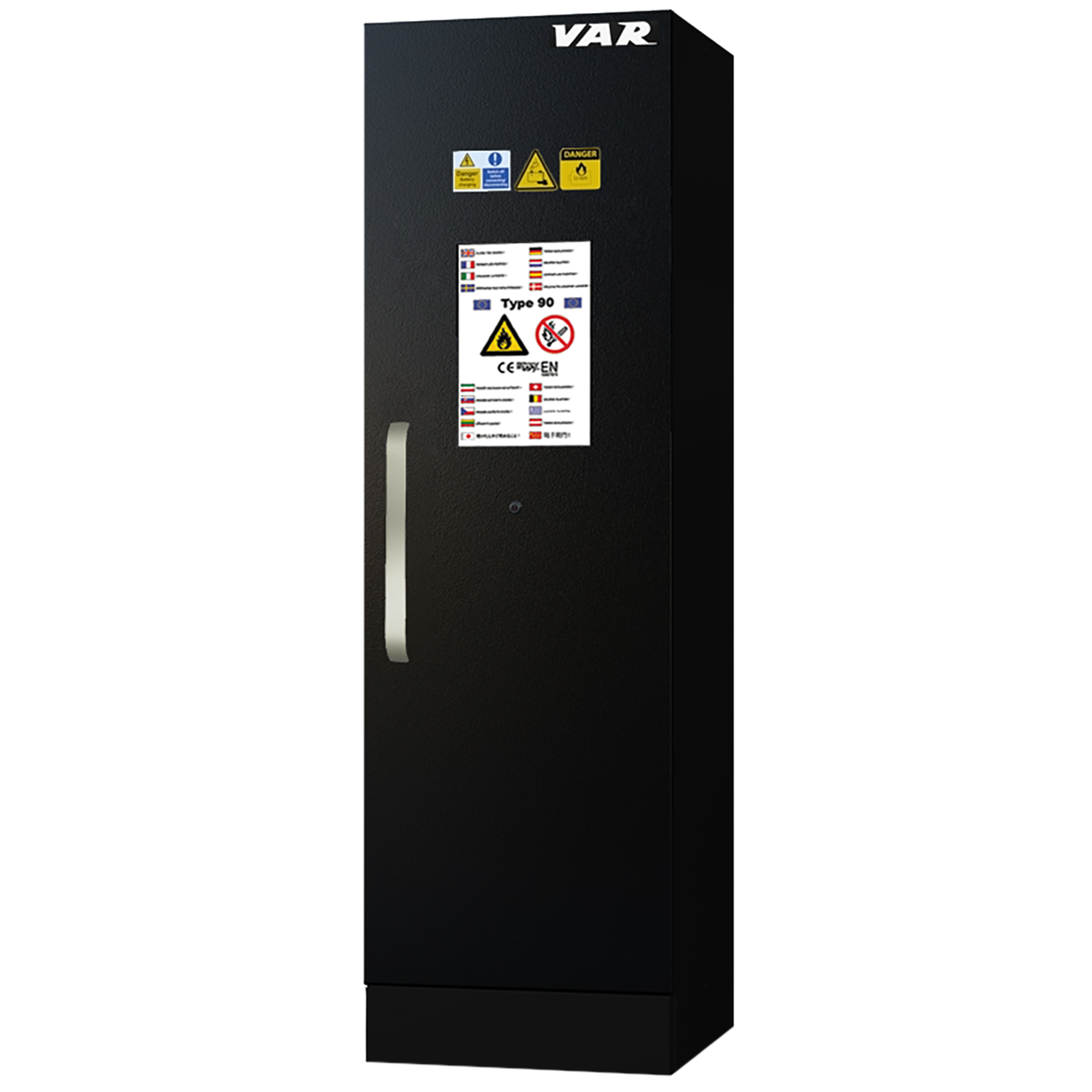 VAR | Armoire stockage batteries haute 60 cm - étagères/ventilation