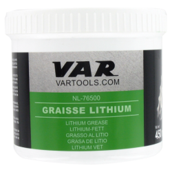 VAR | Graisse au lithium verte pour roulements - pot 450 ml