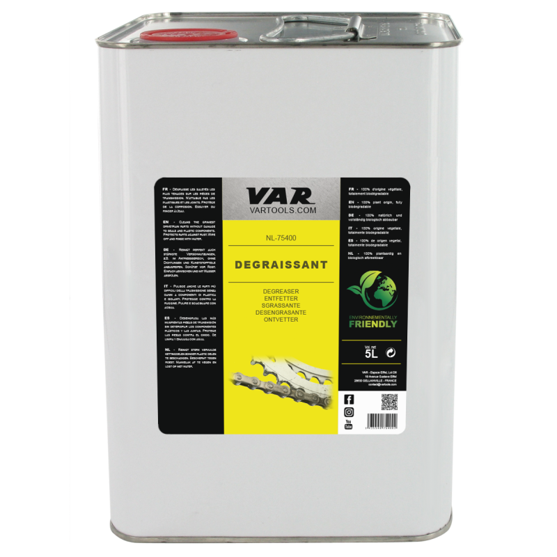 VAR | 100% plant origin degreaser - 5 liter jug