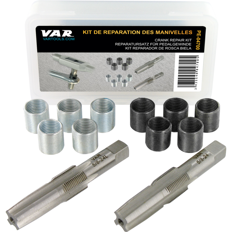VAR | Repair kit for pedal thread 5/8"x24 tpi (left & right)