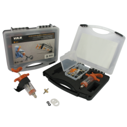 VAR | Professional hydraulic disc brake bleeding kit (orange)