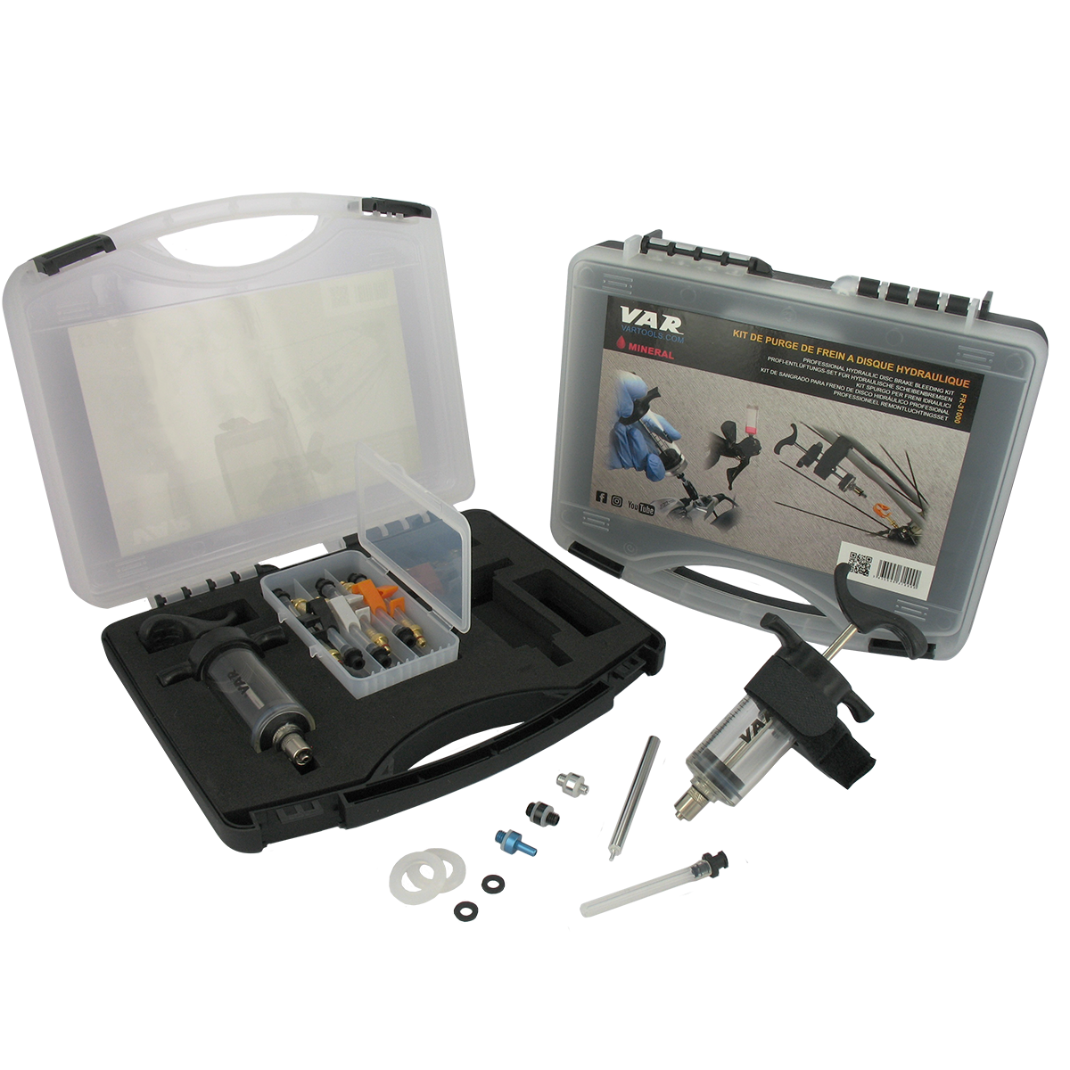 VAR | Mineral brake bleeding kit (Black)