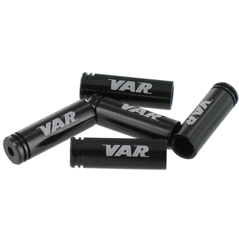 VAR | Polybag 4 cable ends for rear cables - black