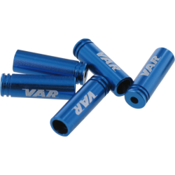 VAR | Polybag 4 cable ends for rear cables - blue