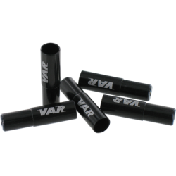 VAR | Sachet de 4 embouts gaine frein aluminium - noir