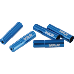VAR | Sachet de 4 embouts gaine frein aluminium - bleu