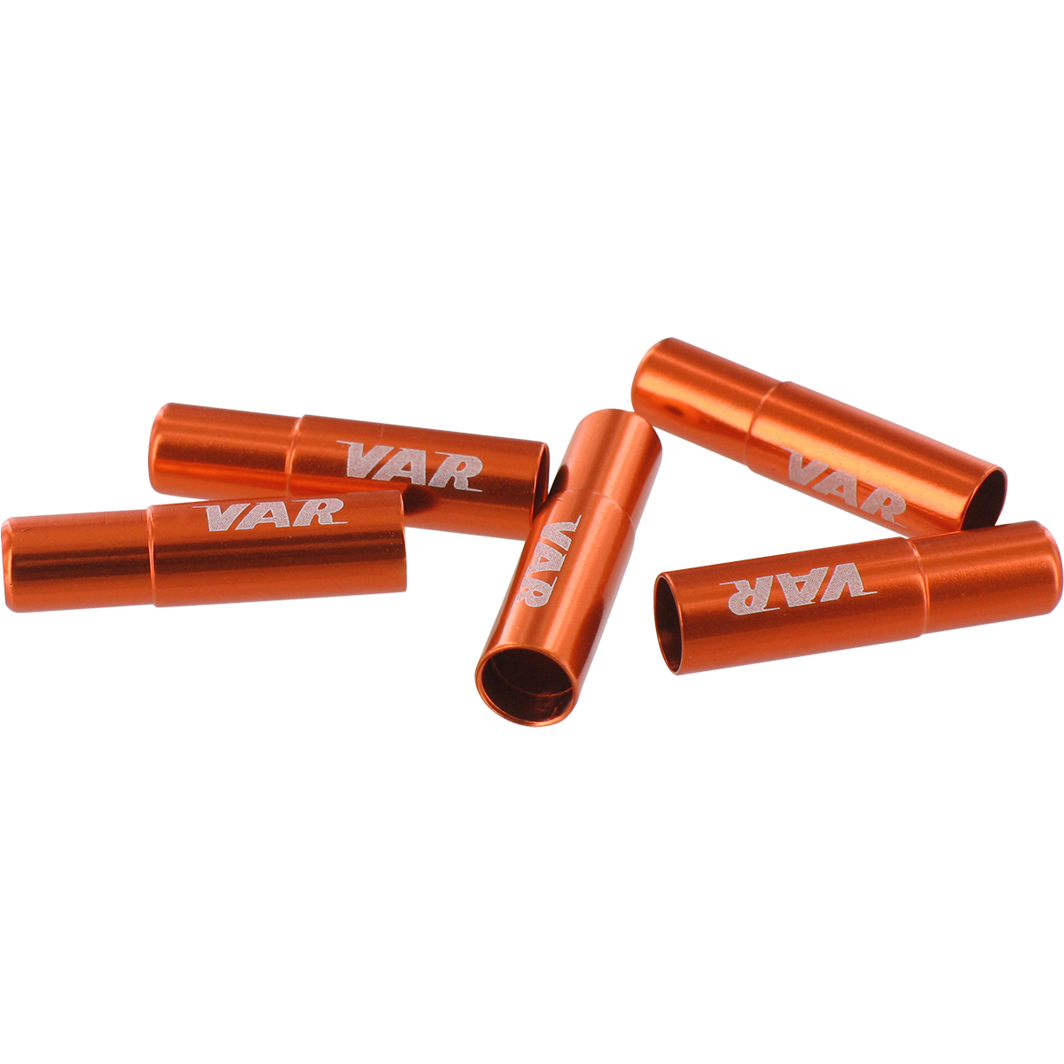 VAR | Polybag 4 cable ends for brake cables - orange