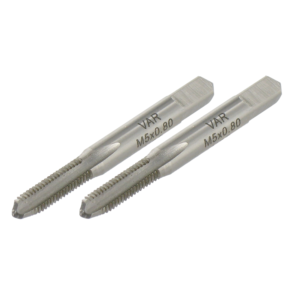 VAR | Jeu 2 tarauds main 5 mm x 80 pour porte bidon, porte bagages