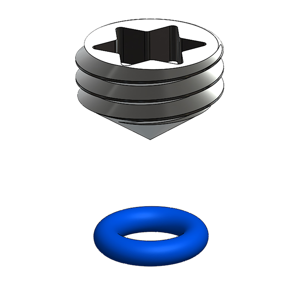 VAR | Joint de bouchon Magura MT4 -10 pieces - bleu