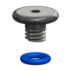 VAR | Joint de bouchon Shimano - 50 pieces - bleu