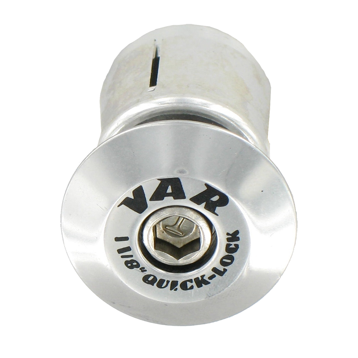 VAR | 1 1/8" expanding cap for Aheadset stem - silver