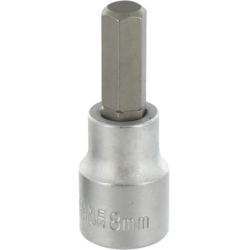 VAR | Embout hexagonal 8mm - carré 3/8'' p/ clé dynamométrique